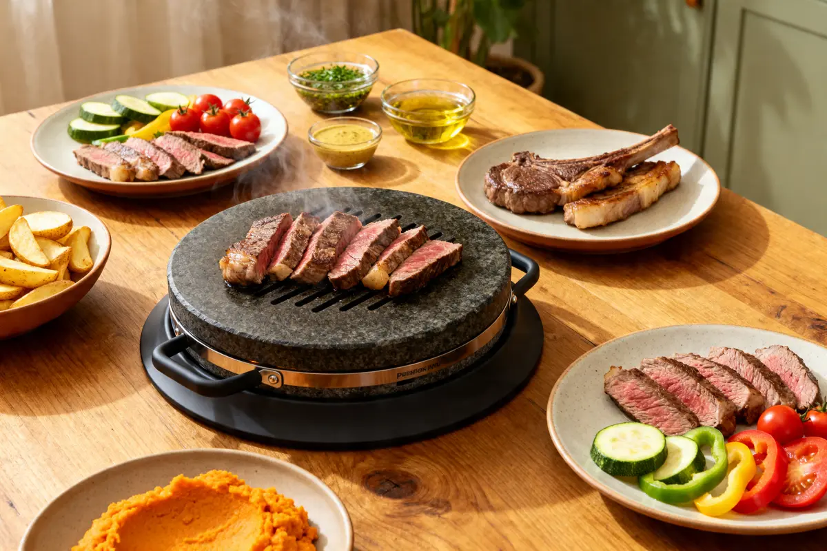 Accompagner une pierrade : 12 idées simples et conviviales