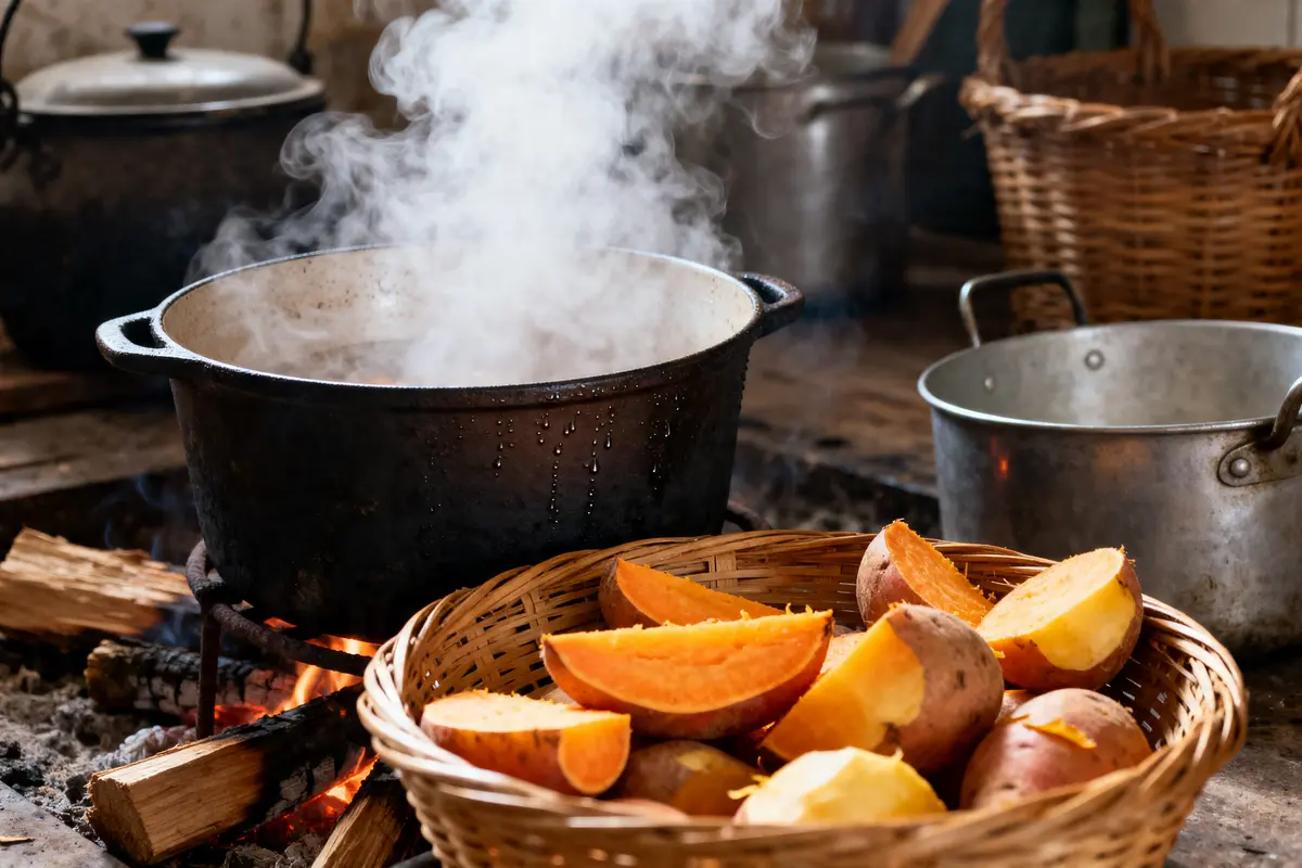 Cuisson de la patate douce à la vapeur : astuces rapides et parfaites