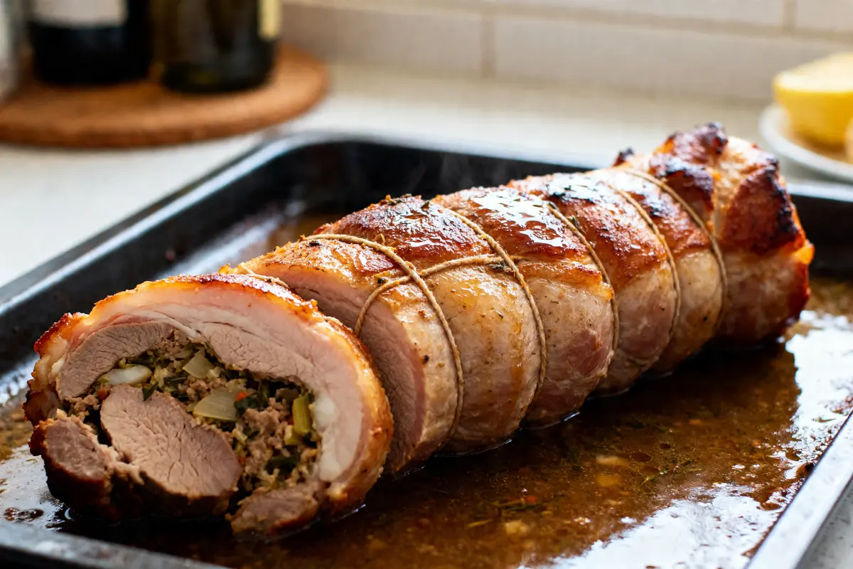 Recette de paupiette de porc au four moelleuse et facile