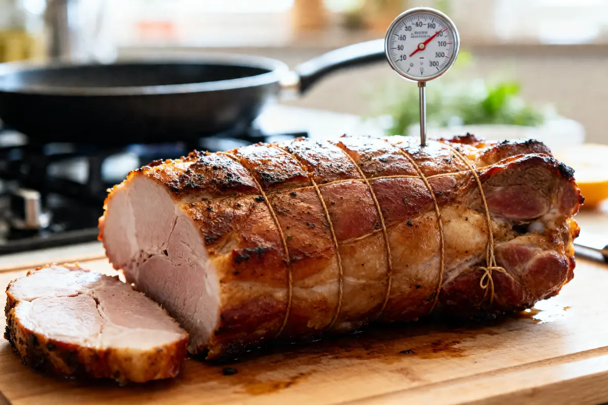 Temps de cuisson d’un rôti de porc au four ou en cocotte ?