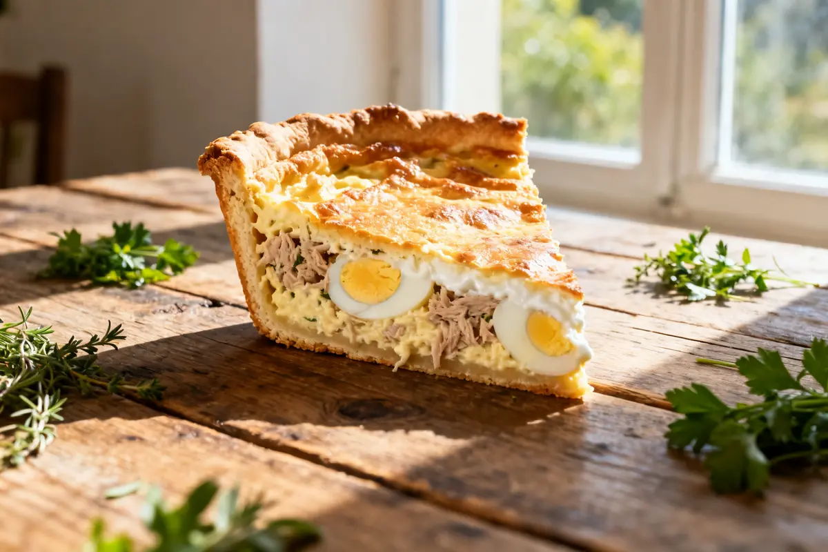 Tarte au thon grand-mère : Recette facile, rapide et savoureuse